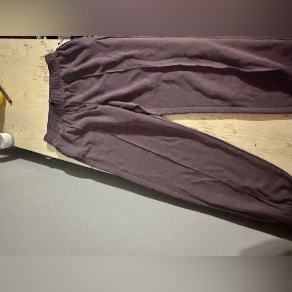 Never worn, old navy purple sweat pants